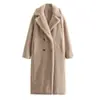 Ropa Europea y Americana Transfronteriza para Mujer, Moda Caliente de Otoño e Invierno de Aliexpress, Estilo Callejero Versátil, Chaqueta Cálida de Forro Polar