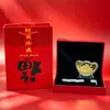 Año de la Oveja San Yang Kai Tai Aleación Moneda de Oro Lingote Moneda Redonda Colección de Apertura de Año Nuevo Fortuna del Cliente Moneda de Oro Venta al por Mayor