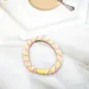 Donas Suaves de Alta Elasticidad Color Helado Que No Dañan el Cabello, Versátiles para el Uso Diario, Diademas Pequeñas para Atar el Cabello