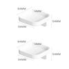 Estante de almacenamiento de pared sin perforaciones, escurridor de pared para baño, cocina, desinfectante de manos, taza para cepillo de dientes, estante de almacenamiento triangular para baño