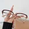 Nuevas Gafas de Moda Anti-Luz Azul para Mujer, Monturas de Gafas Lisas Trendy Ins, Gafas Anti-Luz Azul que Cambian de Color de Exportación Transfronteriza para Hombre