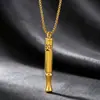 Collar de respiración con moneda de acero de titanio transfronterizo, collar con colgante de atención plena, simple ayuda para aliviar el estrés y dejar de fumar, colgante de aromaterapia
