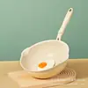 Wok de Fondo Plano, Sartén Pequeña Multifuncional Antiadherente para Uso Doméstico, Adecuado para Cocinas de Inducción, Sartén Antiadherente