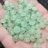 Quartzo Verde Jade Ábaco Contas Jade Soltas Jade Verde Grama Fivela de Jade Contas Espaçadoras Pulseira Acessórios de Joias Contas