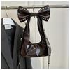 Bolsa Transversal da Moda com Laço e Rebites para Mulheres 2025 Nova Moda Primavera Versátil Bolsa de Mão Estilo Estrangeiro para Mulheres