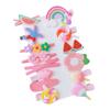 Juego de 14 Piezas de Pasadores para Niñas Accesorios Coreanos para el Cabello Estilo Coreano Pinzas Bb Pasadores Lindos Bebé Accesorios para el Cabello de Princesa Bebé