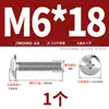 Acero Inoxidable Super 316 Dorado Cruz Tm Tornillos de Cabeza Plana Grandes Tipo Paraguas Tornillos Mecánicos Pernos de Cabeza Redonda M3M4M5M6