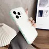 Funda de teléfono móvil con marco de color de contraste y sensación de piel de diez mil colores para redmi NOTE13PRO color de contraste NOTE12 tendencia POCO X6