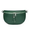 Bolso de mujer de cuero transfronterizo DENK, venta al por mayor, 2025, nuevo bolso de mensajero de nicho de moda, bolso de pecho de cuero de capa superior
