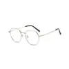 Armação de Óculos de Titânio Puro para Mulheres com Alta Miopia, Ultraleve, Adequada para Rostos Pequenos, Pode Ser Personalizada com Lentes de Grau, Armação Redonda Retro para Estudantes