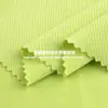 Tejido fino de sarga de algodón americano de 220 g, tejido de sarga texturizado de poliéster de una cara, tejido de punto para camisetas casuales de primavera/verano
