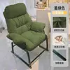 Sillón puff, silla para dormitorio estudiantil para computadora, silla con respaldo para dormitorio en casa, sofá pequeño individual, silla reclinable de ocio y cómoda