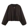 Comercio Exterior Otoño 2025 Nuevo Estilo Europeo y Americano Moda Femenina Casual Holgada Manga Larga Chaqueta Versátil 3046264