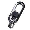 Celebridad de Internet Nuevo Colgante de Llavero Doble Anillo Regalo Llavero para Llaves de Coche de Hombres Llavero para Cintura de Metal Llavero de Negocios