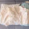 Pijama de Algodón Nube de Manga Larga y Pantalón Largo para Niñas, Lindo y Dulce, Dibujos Animados, Conjunto de Ropa para Casa