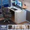Escritorio de Computadora Habitación de Niñas Escritorio de Escritorio Hogar Blanco Mesa de Juegos Escritorio Simple Moderno Estilo Crema Mesa