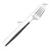 Conjunto de Talheres Portátil de Aço Inoxidável Ocidental Faca e Garfo para Bife Colher Talheres Faca e Garfo Colher Presente Talheres de Quatro Peças