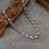 Colar de Liga de Caveira Moda Tendência Estiloso Legal Popular Joias Comércio Exterior Transfronteiriço Venda Quente Temu Aliexpress