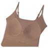 [Explosiones en Nuevo] Camisola para Mujer Base Integrada Copa Fija Adelgazante Combinación Versátil Espalda Bonita Color Sólido Ropa Exterior para Mujer