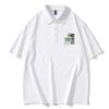 Roupas Masculinas Shanggu 2026 Verão Novo Estilo Japonês Tendência Casual Camisa Polo Corte Solto Bordada Versátil Manga Curta Modelo Masculino