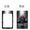 Juego de tarjetas de animación de mundo paralelo de la expedición del héroe de Marvel Spider-Man, bolsa para tarjetas de comida para estudiantes, juego de tarjetas de autobús con cordón largo