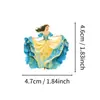 Compra directa transfronteriza de 50 pegatinas decorativas de princesa estilo palacio vintage para agendas, pegatinas creativas impermeables para DIY