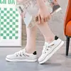 Zapatos Holgados de Verano para Mujer, Estilo Hada, Punta Abierta, Transpirables, Versátiles, Plataforma, Estudiante, Blancos 888-1