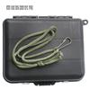 Caja de almacenamiento portátil para accesorios de pesca al aire libre, con deflector extraíble y cuerda, ideal para la pesca en Sanda.