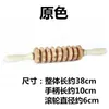 Gancho de Rattan Natural Gancho para Massagem nas Costas Gancho de Rattan Pescoço Ombro Cintura Coluna Cervical Massageador Gancho de Rattan Feito à Mão Massagem nas Costas