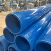 Tubo de revestimento roscado para poço em PVC, tubo de proteção de parede para poços profundos e rasos, tubo de poço plástico anti-envelhecimento e resistente à corrosão