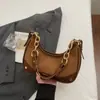 Bolsa de Mão Retrô de Luxo para Mulheres, Nova Bolsa de Ombro Popular para o Inverno de 2025, Bolsa Transversal Casual de Nicho