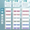 Pestañas índice simples para estudiantes, escribibles y adecuadas para etiquetar y organizar documentos de oficina; disponible en varios colores, autoadhesivo y se puede usar como pegatinas para notas o marcapáginas