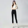 Pantalones de Yoga para Mujer para Uso al Aire Libre 2026 Nuevos de Verano Finos de Cintura Alta Control de Abdomen Pantalones Tiburón para Mujeres Pequeñas, Leggings de Longitud 7/8
