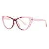 Nuevas Gafas de Sol Cat-Eye con Montura Grande de Color Contrastante Estilo Retro Europeo y Americano para Hombres y Mujeres Ins de Gama Alta para Exteriores Anti-UV