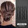 Novo Grampo de Cabelo em U para Mulheres 2026, Pente de Quatro Dentes para Penteados de Coque, Grampo Fixo, Acessório de Cabelo