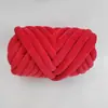 Hilo de Lana Islandesa Extra Grueso para Mantas Hechas a Mano, Camas para Gatos, Cojines, Almohadas, Contornos de Cama DIY y Tiras de Tela Súper Gruesas