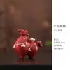Adornos de Cerámica Roja, Artesanías de Caballos Tang, Creativos Estilo Chino para Sala de Estar, Oficina, Decoración del Hogar, Regalos de Festival de Primavera