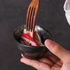Plato pequeño de cerámica estilo japonés para mojar snacks, plato para sabor de olla caliente, salsa, vinagre, suministros para el hogar y restaurante