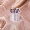 Hilo de Pesca Pequeño Círculo Resistente al Desgaste, Hilo de Tejido DIY Transparente de Cristal No Elástico, Hilo para Abalorios, Material para Enrollar, Material de Cuerda Trenzada