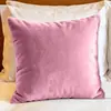 Venta al por mayor de fábrica de fundas de almohada de terciopelo holandés especial para casas de huéspedes y hoteles, fundas de cojín de felpa para sofá, personalización navideña transfronteriza