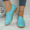 Botas para Mulheres 2024 Outono e Inverno Novo Casual Lado Vazado Salto Baixo Boca Rasa Bico Fino Sapatos Flats Femininos Tamanho Grande Estilo Exportação