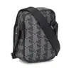 2025 Bolsa Cruzada Impermeable Estilo Vertical para Hombres Evil Fish, Hombro Único, Casual de Negocios, Ultraligera, Mochila para Peces Vivos
