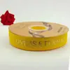 Cinta de regalo para ramo de flores de pastel con letras inglesas doradas de 2.5 cm cinta de embalaje hilo de cinta lote
