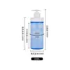 Frascos Reutilizáveis para Hotel 300ml 500ml Frascos de Shampoo com Bomba Tipo Pressão Frascos de Gel de Banho Materiais de Embalagem para Produtos de Cuidados com a Pele