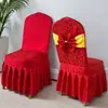 Funda de Silla para Banquete de Boda al por Mayor Funda Universal para Silla de Hotel Cubierta para Silla de Restaurante Establecimiento de Catering Funda Protectora para Asiento