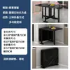 Mesa Plegable, Mesa de Comedor para Uso Doméstico, Adecuada para Apartamentos Pequeños y Propiedades de Alquiler, Mesa de Comedor Simple para Montar Puestos, Rectangular y Portátil