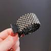 Clip para coleta alta de conejo aleación corona de perlas clip para coleta pinza para el pelo Nuevo clip de tiburón trasero accesorios para el pelo