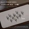 Acessórios para Nail Art Crescent Francês Liga de Zinco Borboleta Oca Tridimensional Pingente DIY Usável Unha Decorações de Unha com Diamante Grande