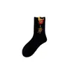 Calcetines Lindos Modernos de Dibujos Animados Divertidos de Media Pantorrilla para Mujer Estilo Otoño Nuevo Calcetines Holgados