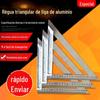 Régua Marcenaria ferragens de medição ferramentas de medição régua triangular de liga de alumínio régua de nível fornecimento atacado régua triangular multi-especificação